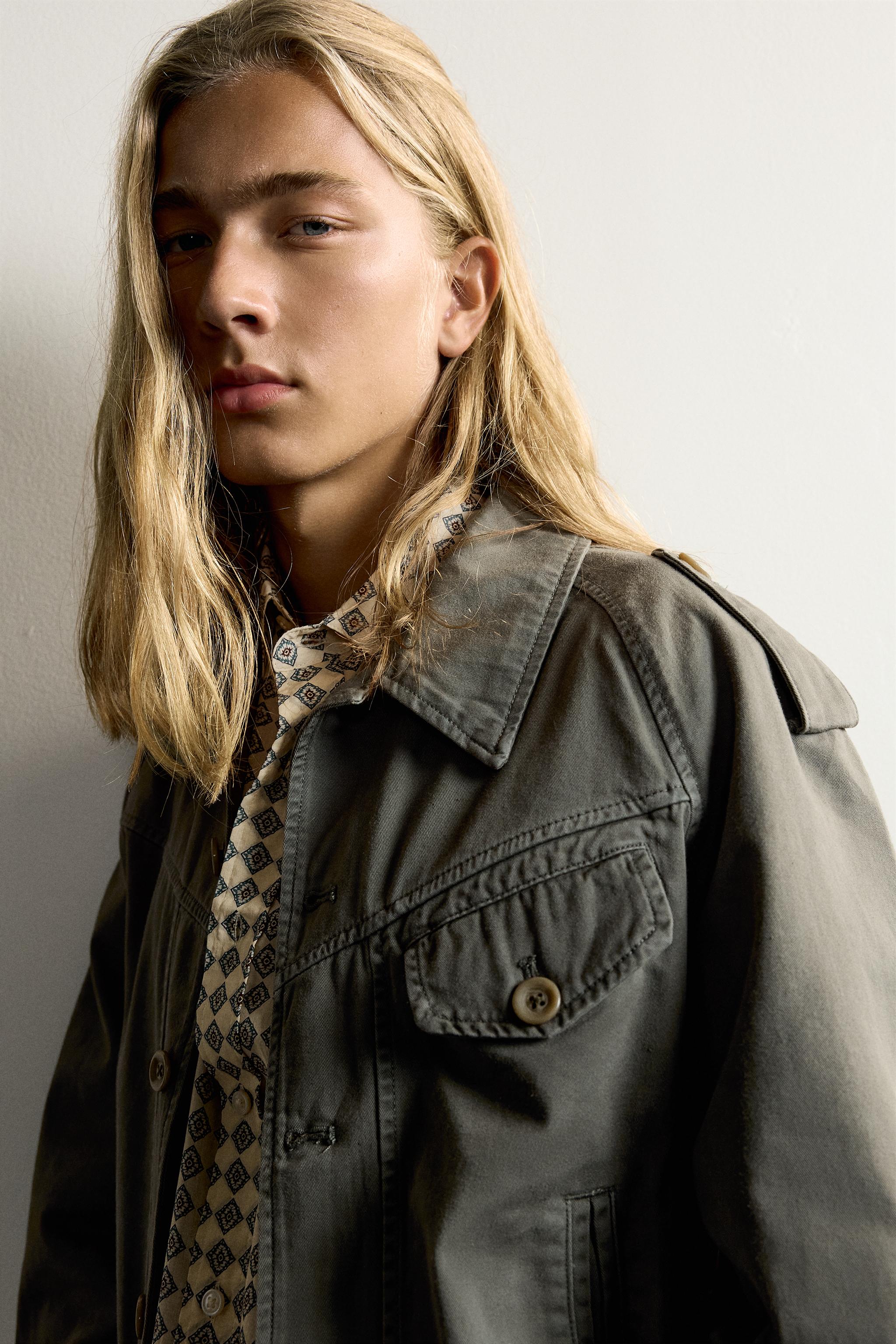 CROPPED EPAULET JACKET